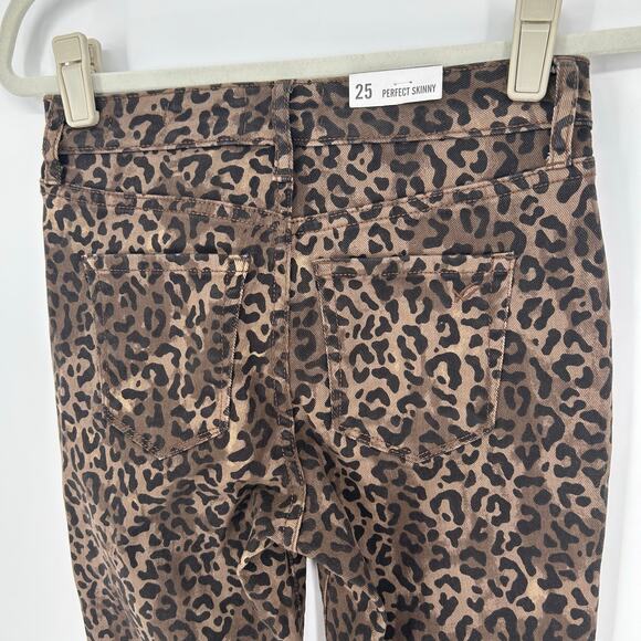 William Rast Leopard Print Skinny Jeans | Size 25 NWT - Picture 3 of 4